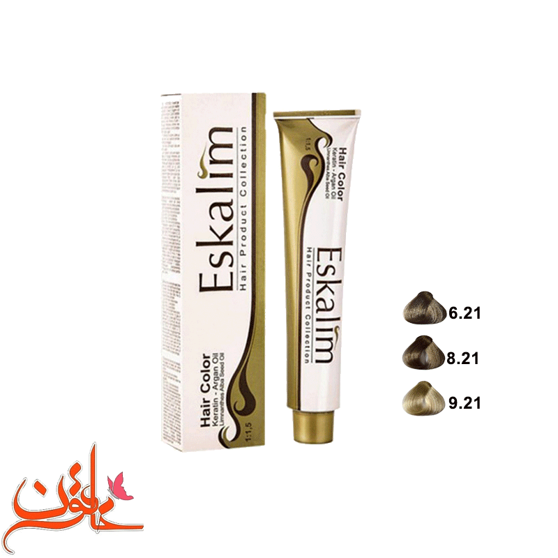 رنگ مو اسکالیم سری مرواریدی (ash brown) Eskalim hair color