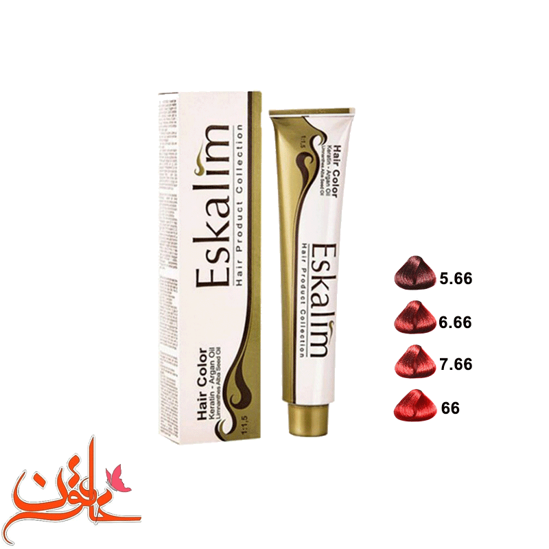 رنگ مو اسکالیم سری قرمز (red) Eskalim hair color