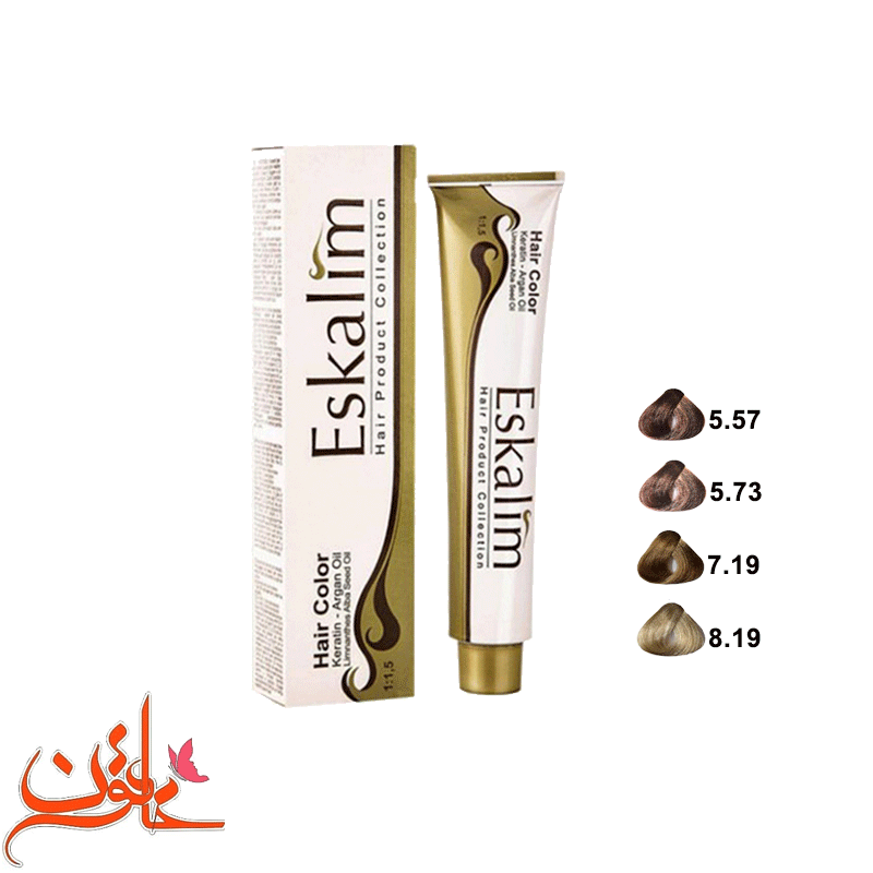 رنگ موی اسکالیم سری ترکیبی (new color) Eskalim hair color