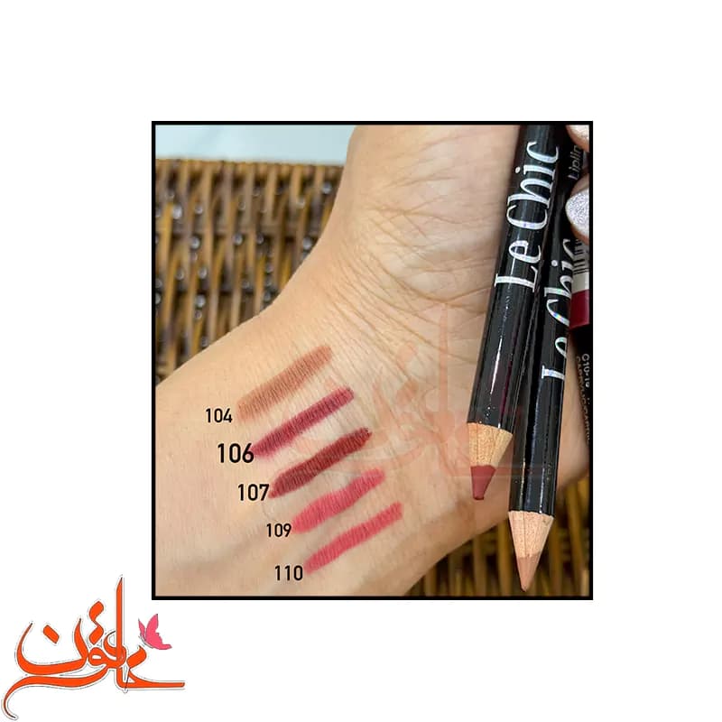 مداد لب چوبی لچیک شماره 100 تا 129 Lechic Lip Liner — تصویر ۱۰