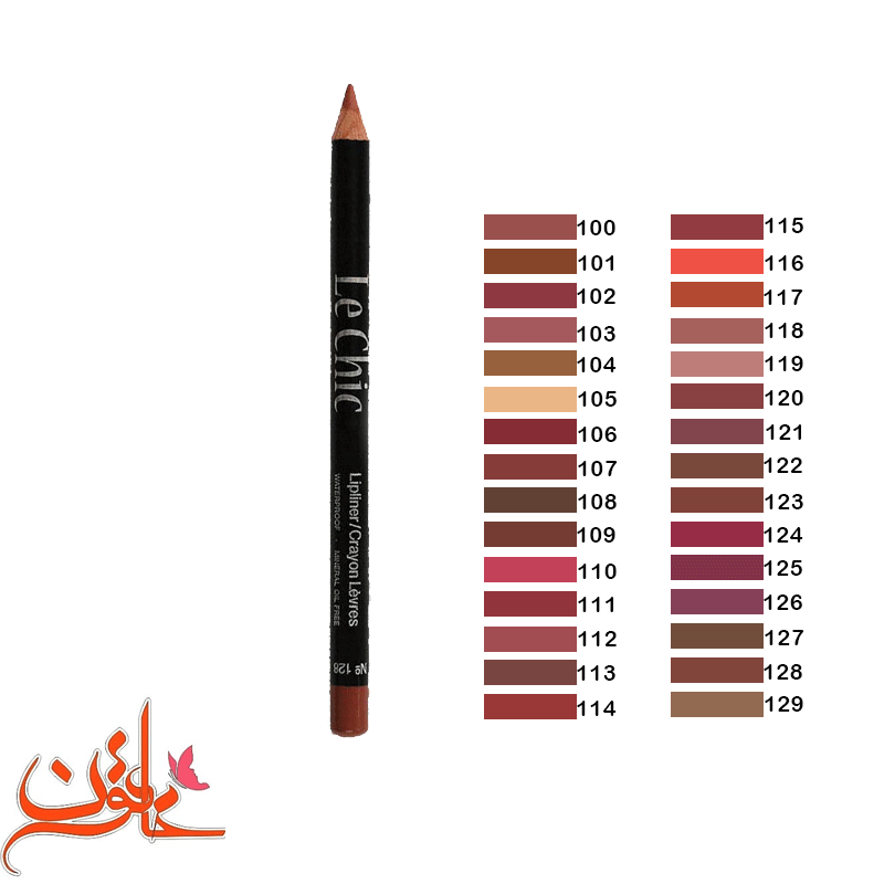 مداد لب چوبی لچیک شماره 100 تا 129 Lechic Lip Liner — تصویر ۲