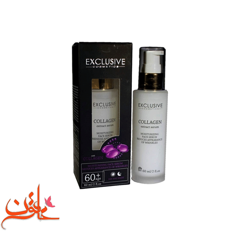 سرم ضد چروک حاوی کلاژن اکسکلوسیو حجم 60 میل