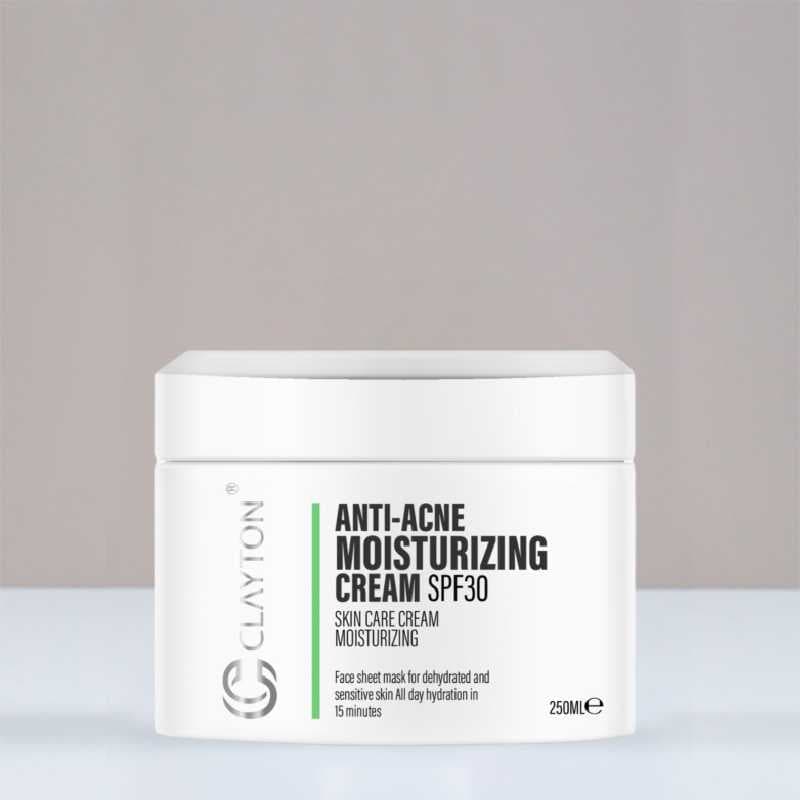 کرم مرطوب کننده ضد آکنه SPF30 کلایتون — تصویر ۲