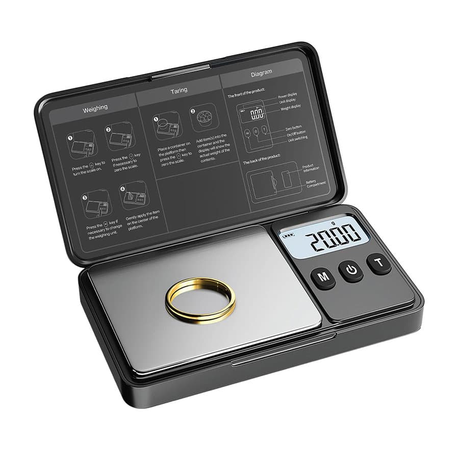 ترازوی دقیق دیجیتال گرمی جواهرات گرین لاین Green Lion Jewelry Scale