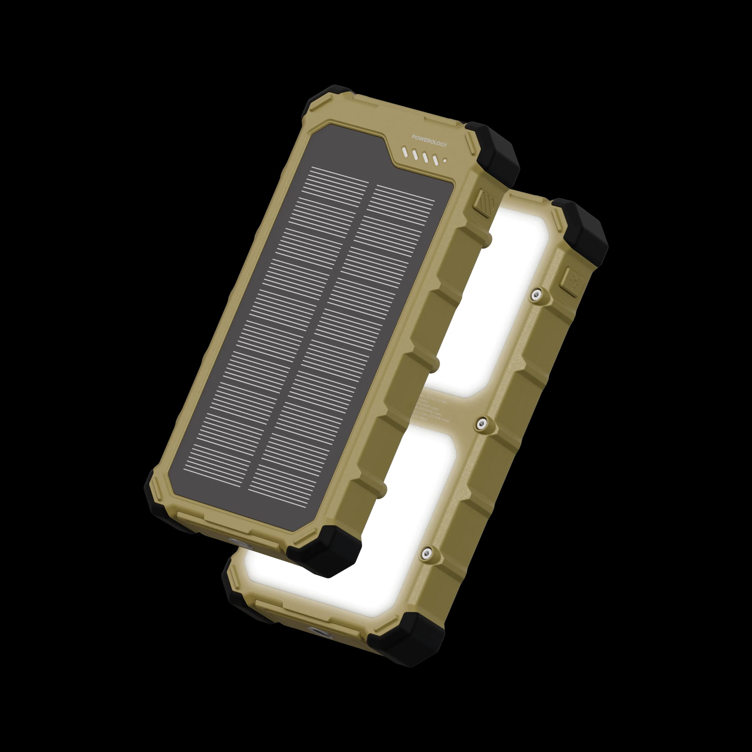پاوربانک خورشیدی 10000 پاورولوژی Powerology Solara Solar Power Bank 10000mAh PPBCHA100 — تصویر ۱۰