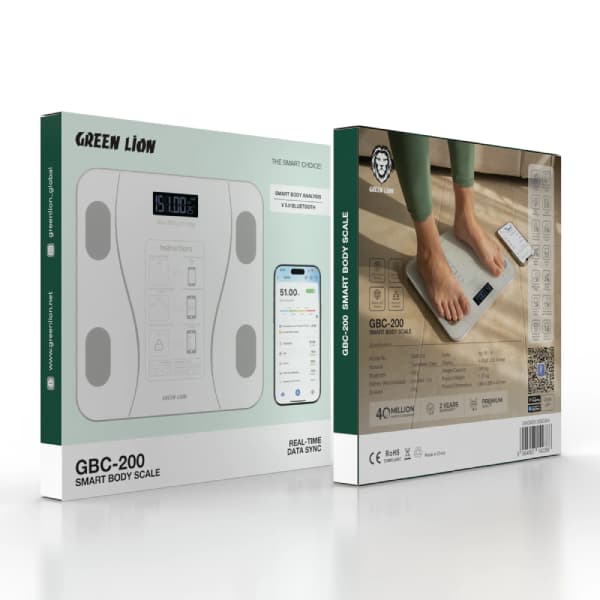 ترازوی هوشمند گرین لاین Green Lion GBC-200 Smart Body Scale — تصویر ۸