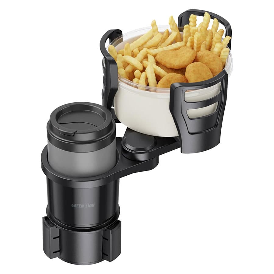 هولدر لیوانی و نگهدارنده غذا خودرو گرین لاین Green Lion Drive Flex 2-In-1 Cup Holder