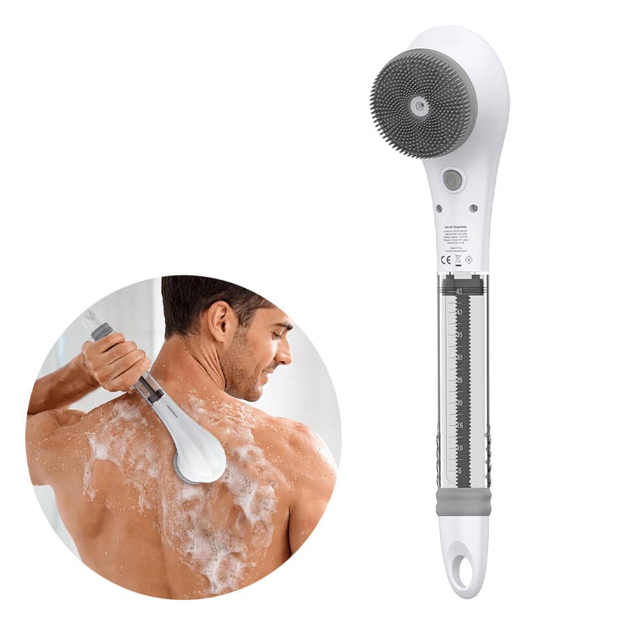 برس برقی شستشو بدن سیلیکونی پرودو Porodo Alva Electric Bath Brush PDLFSTAE8387