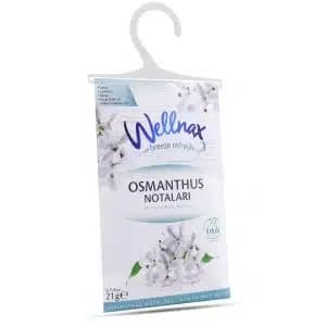 خوشبو کننده کمد لباس، حوله و رخت خواب ولناکس WELLNAX رایحه گل عثمانتوس وزن 21 گرم