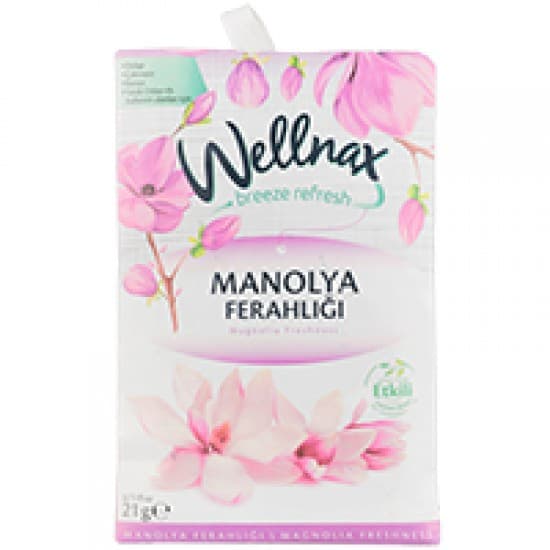 خوشبو کننده کمد لباس، حوله و رخت خواب ولناکس WELLNAX اسانس گل مانولیا وزن 21 گرم — تصویر ۲