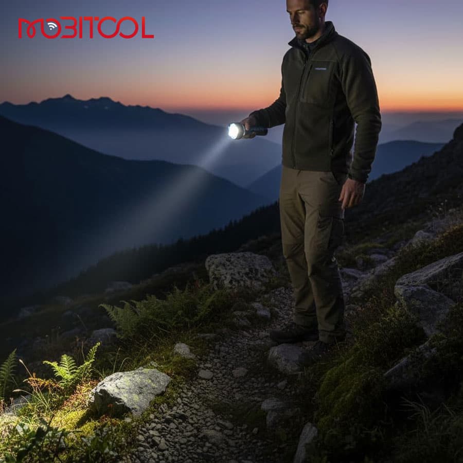 چراغ قوه لیزر دار پاورولوژی Powerology Lumos 4000mAh Work Light with Laser — تصویر ۶