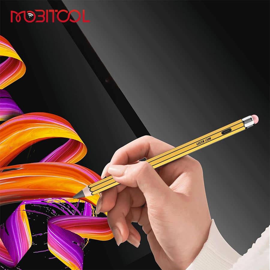 قلم لمسی دوکاره گرین لاین Green Lion Vintage 2 in 1 Stylus Pencil — تصویر ۷