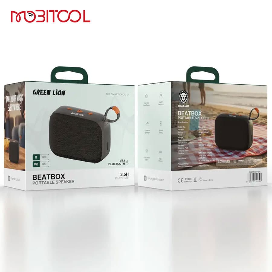 اسپیکر بلوتوث گرین لاین Green Lion Beatbox Portable Speaker — تصویر ۵