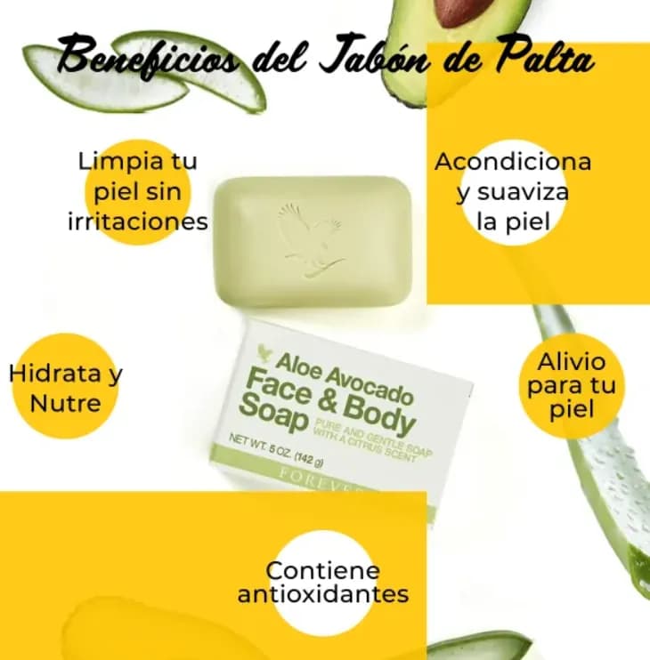 صابون آلوئه و آووکادو فوراور – Aloe Avocado Soap Forever — تصویر ۹
