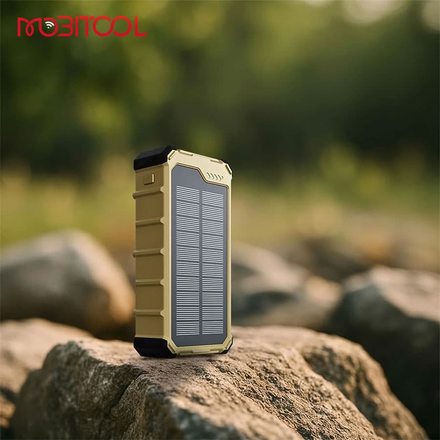پاوربانک خورشیدی 20000 پاورولوژی Powerology Solara Solar Power Bank 20000mAh PPBCHA99 — تصویر ۵