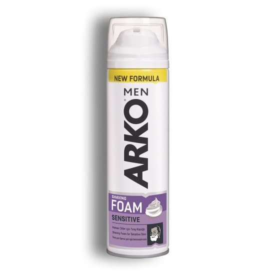 فوم اصلاح آرکو من ARKO MEN مدل SENSITIVE حجم 200 میل