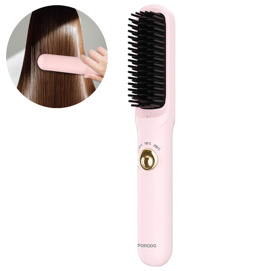 برس حرارتی شارژی پرودو Porodo Portable Hair Straightener PDBL118