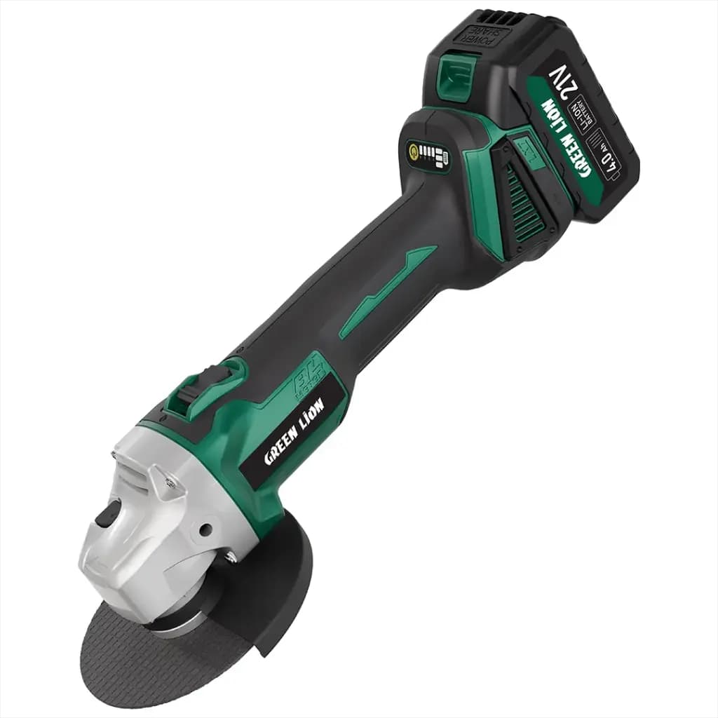 مینی فرز شارژی 21 ولت گرین لاین Green Lion GAG-900 Cordless Angle Grinder — تصویر ۱۰