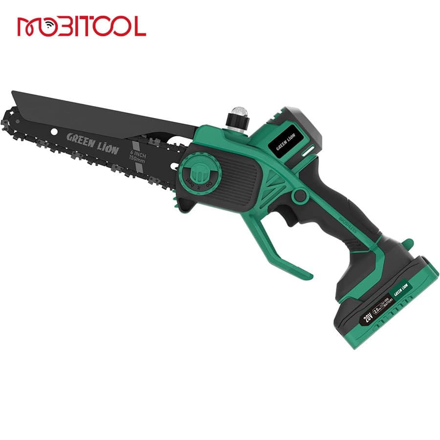 اره زنجیری شارژی گرین لاین Green Lion GES-6 Cordless Electric Chainsaw — تصویر ۳