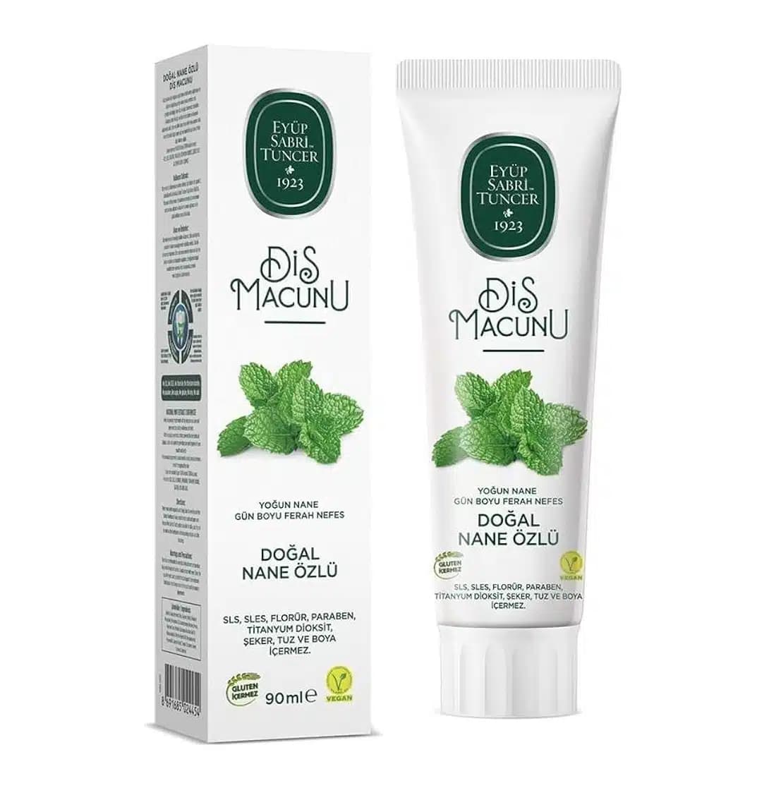 خمیر دندان ایوب صبری EYÜP SABRI نعنایی حجم 90 میل — تصویر ۴
