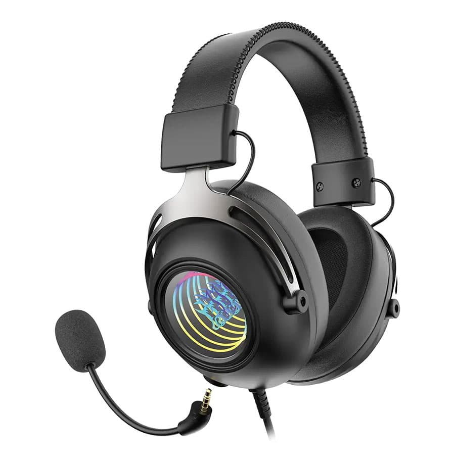 هدست سیمی گیمینگ پرودو Porodo Gaming Infinity Mirror RGB Gaming Headset