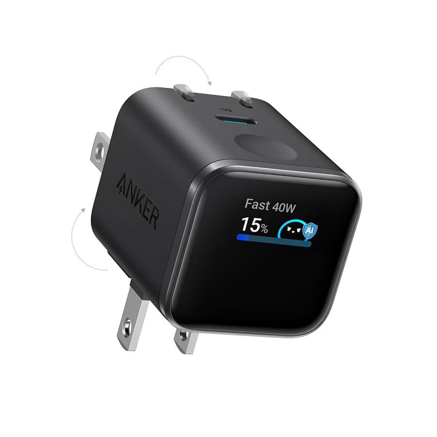 شارژر دیواری هوشمند 45 وات انکر Anker Nano Charger 45W Foldable 180° A121D