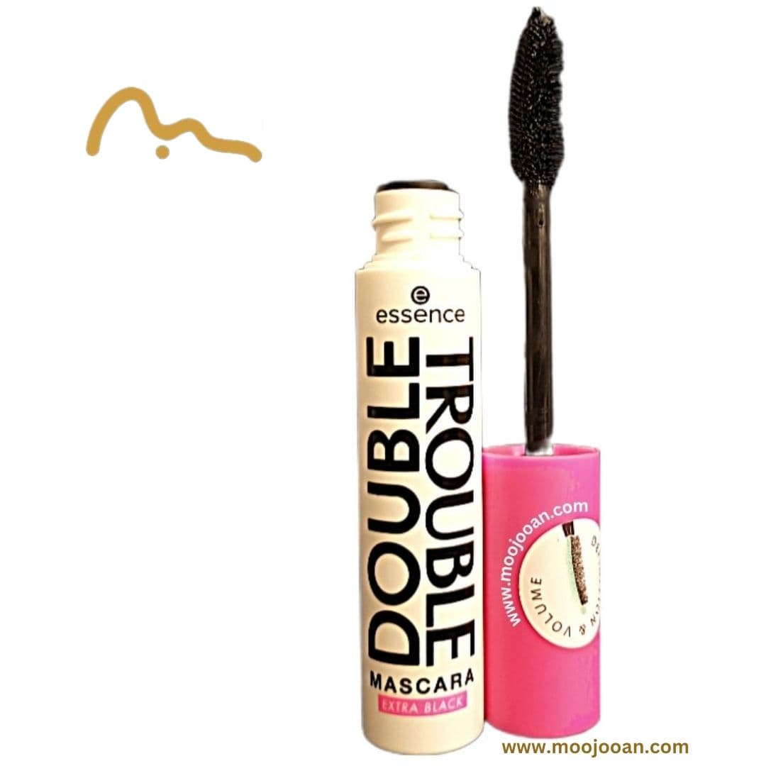 ریمل حرفه ای اسنس مدل Double Trouble Extra Black