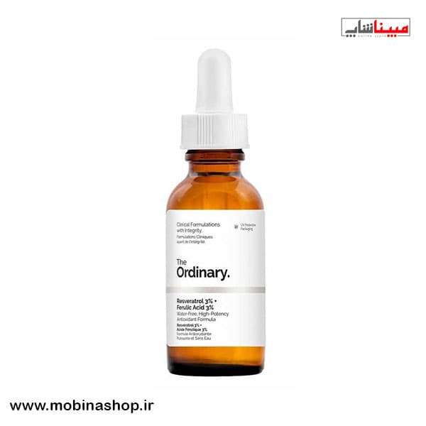 سرم آنتی اکسیدان و ضد پیری رسوراترول و اسید فرولیک اوردینری — تصویر ۵