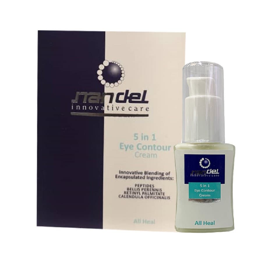 کرم دور چشم 5 در 1 ناندل 25 میل nandel 5 in 1 Eye Contour Cream