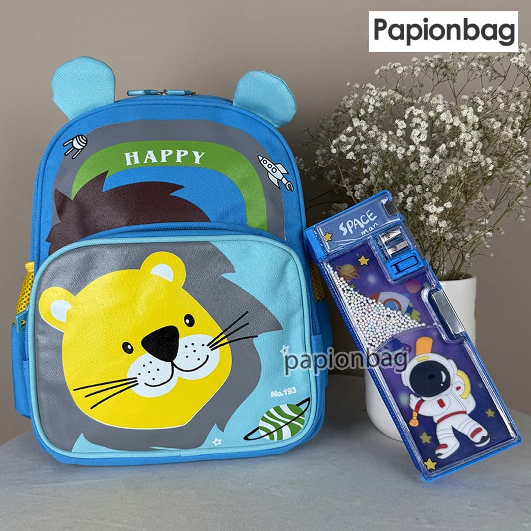 ست کیف پیش دبستانی پسرانه شیر و جامدادی فضانورد — تصویر ۱۰