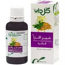 قطره گیاهی شیرافزا گل دارو ۳۰ میلی‎ لیتر | Goldaru Shirafza Herbal Drop 30ml — تصویر ۲