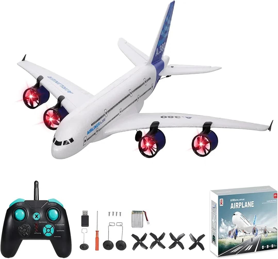 هواپیما بازی کنترلی مدل مسافربری طرح ایرباس A380