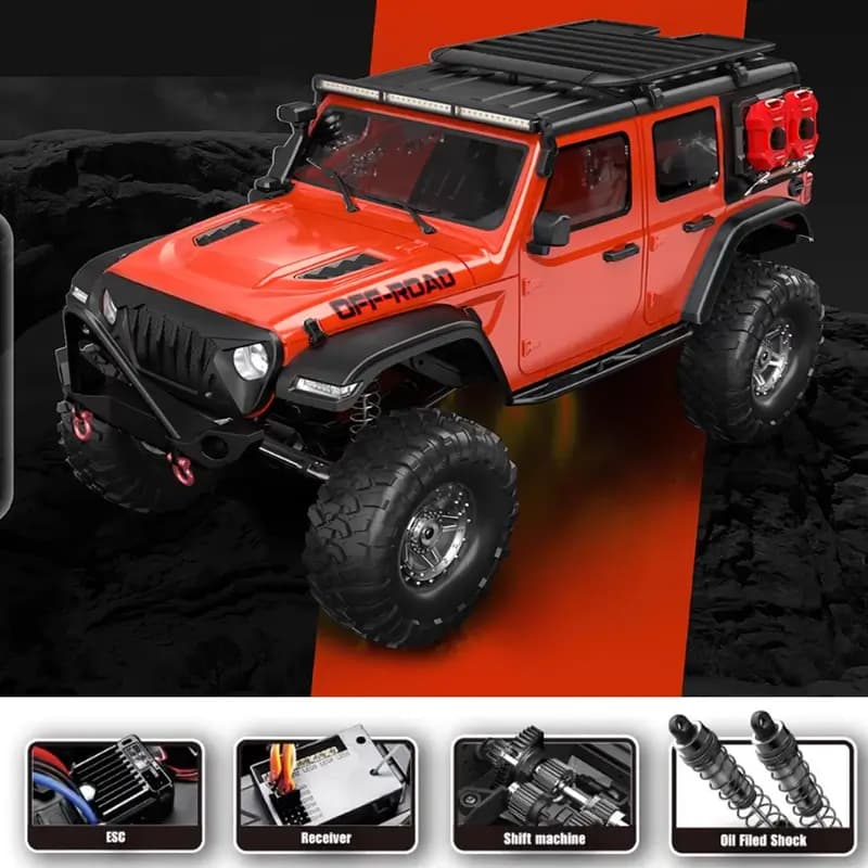 ماشین کنترلی آفرود طرح جیپ وینچ دار مدل Jeep HB 1014-2 — تصویر ۶