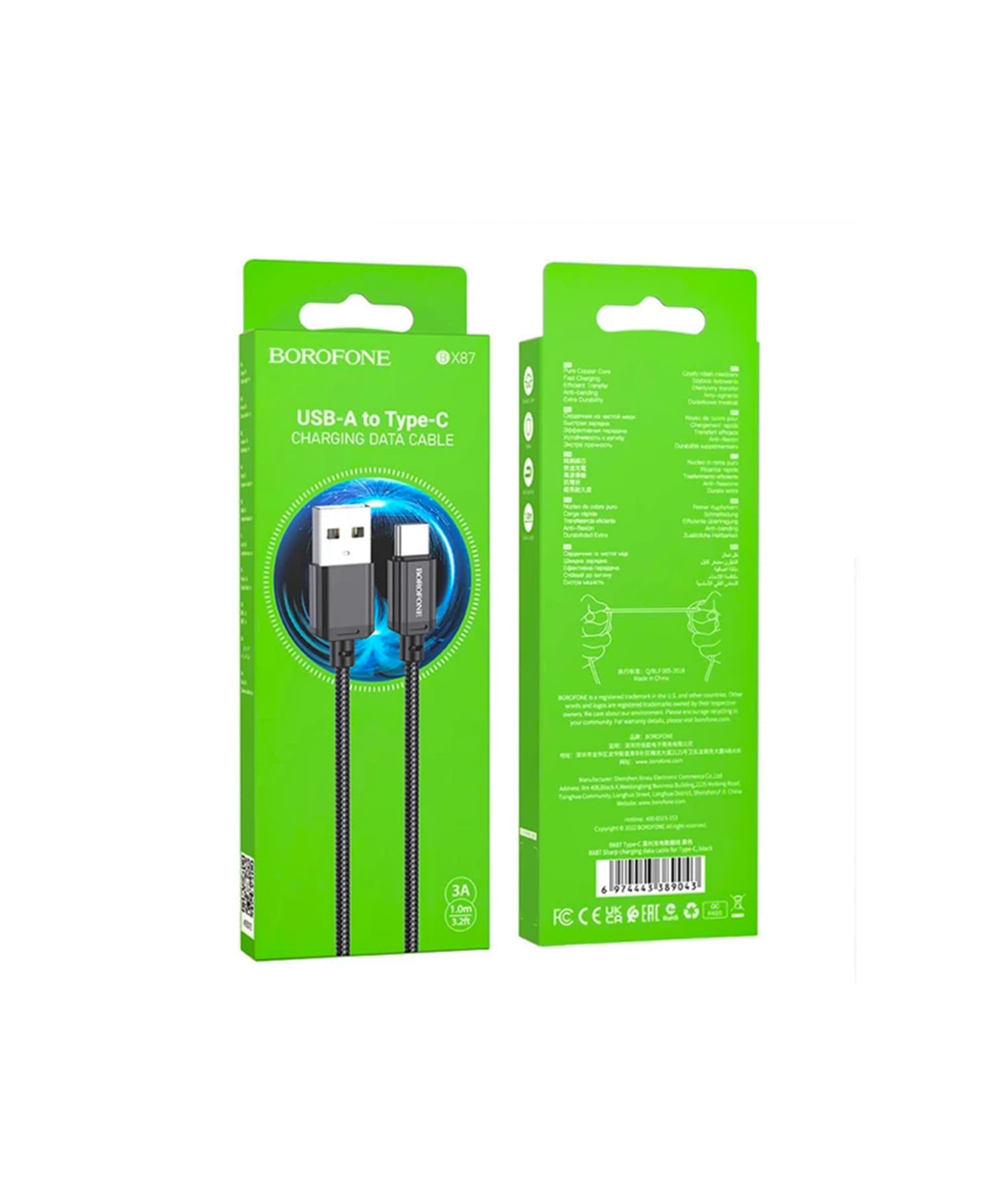 کابل تبدیل USB به Type-C بروفون X87 — تصویر ۵