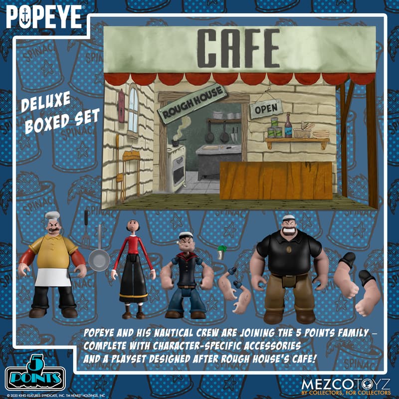 فیگور ملوان زبل Popeye مجموعه 4 عددی غیراصل — تصویر ۳