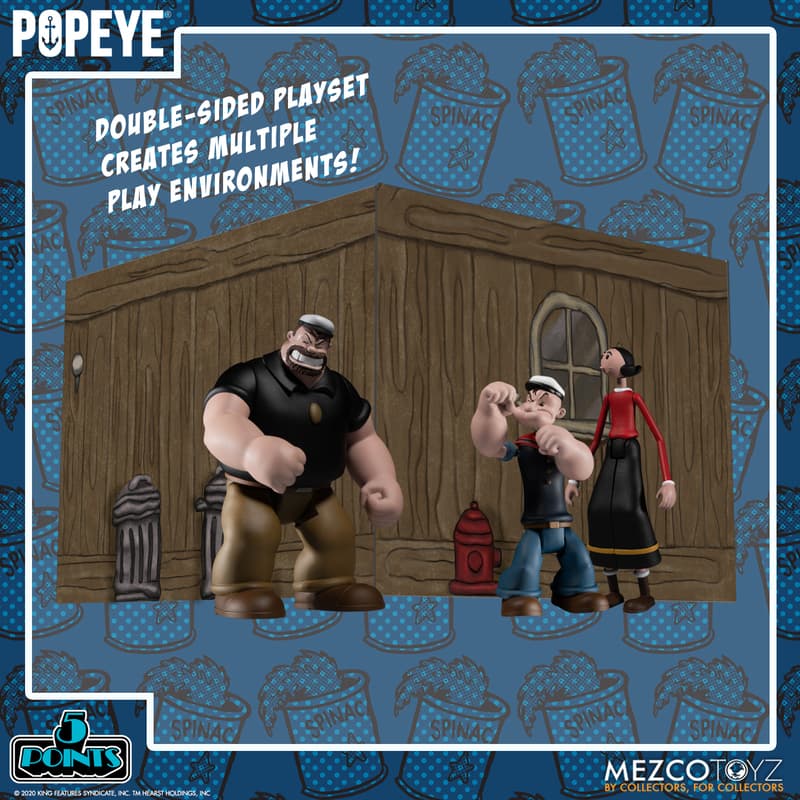 فیگور ملوان زبل Popeye مجموعه 4 عددی غیراصل — تصویر ۷