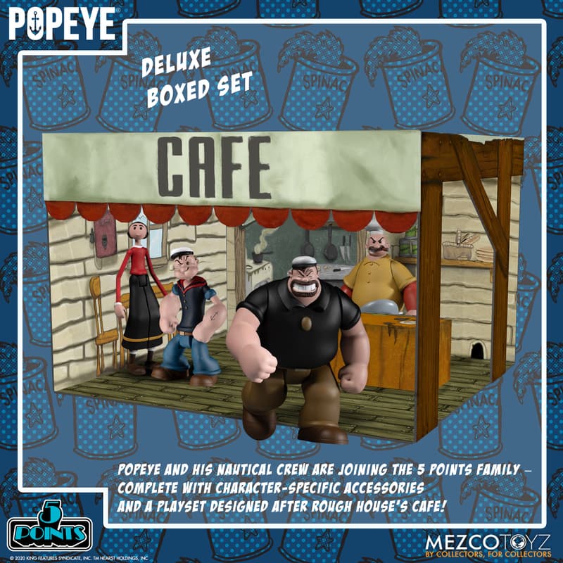 فیگور ملوان زبل Popeye مجموعه 4 عددی غیراصل — تصویر ۹