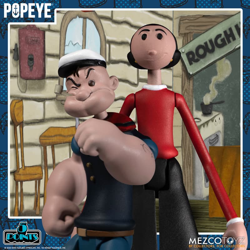فیگور ملوان زبل Popeye مجموعه 4 عددی غیراصل — تصویر ۶