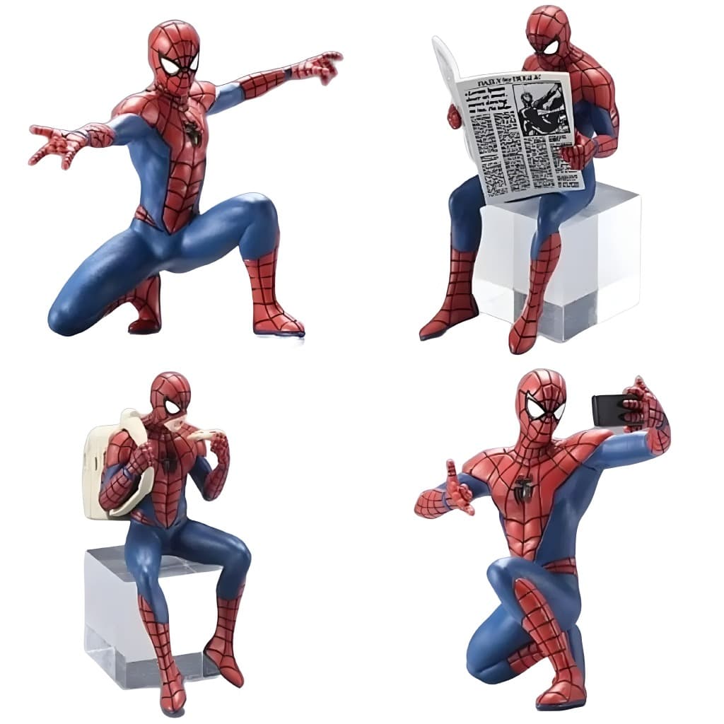فیگور مرد عنکبوتی (اسپایدرمن) Spider-Man مجموعه 4 عددی