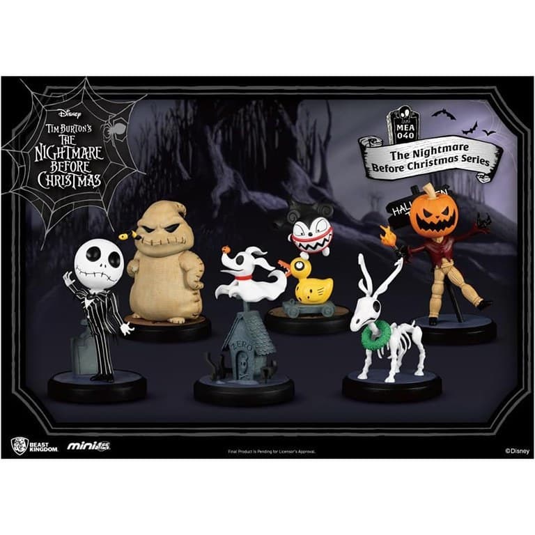 فیگور کابوس قبل از کریسمس ست 6 عددی طرح Nightmare Before Christmas Oogie Boogie Pumpkin King Jack Vampire Teddy — تصویر ۱۰