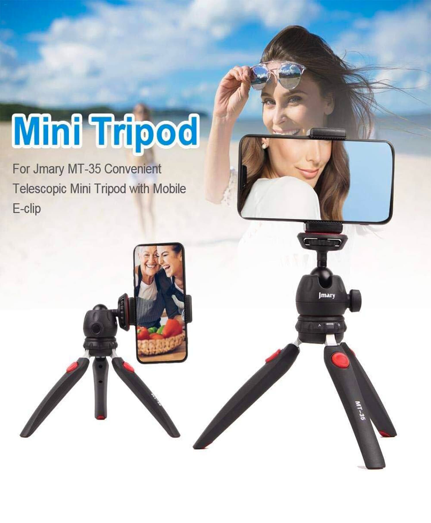 سه پایه نگهدارنده جیماری Jmary مدل MT-35 — تصویر ۹