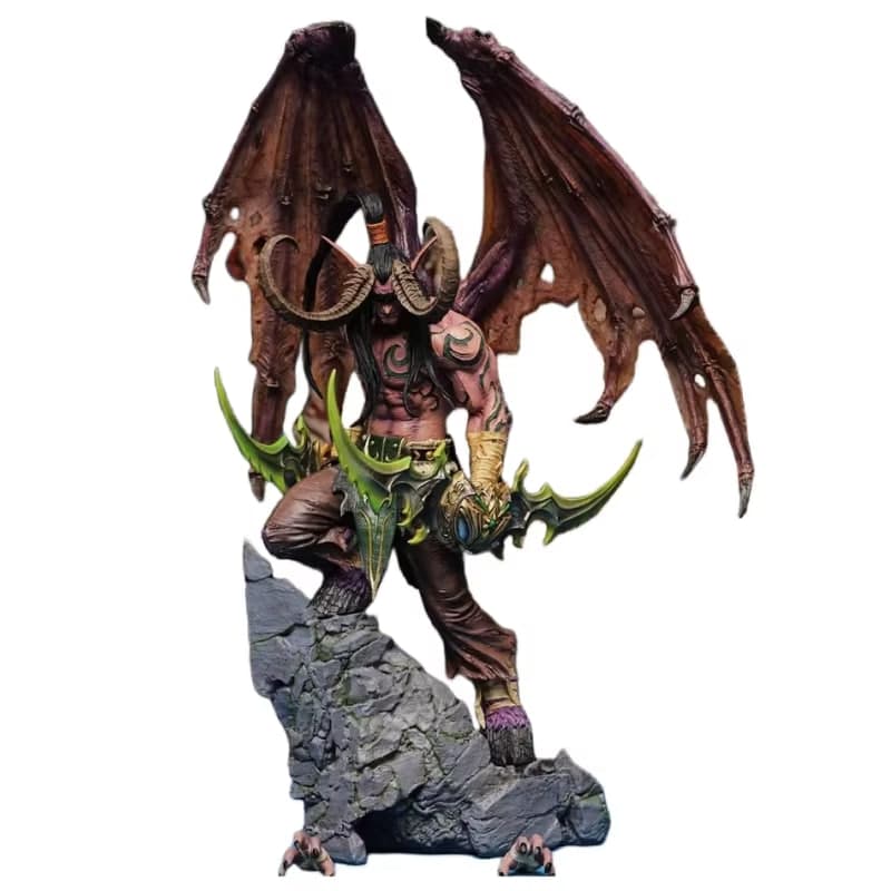 [37CM] فیگور ایلیدن Illidan سری جهان وارکرفت World of Warcraft چراغ ال‌ای‌دی‌دار