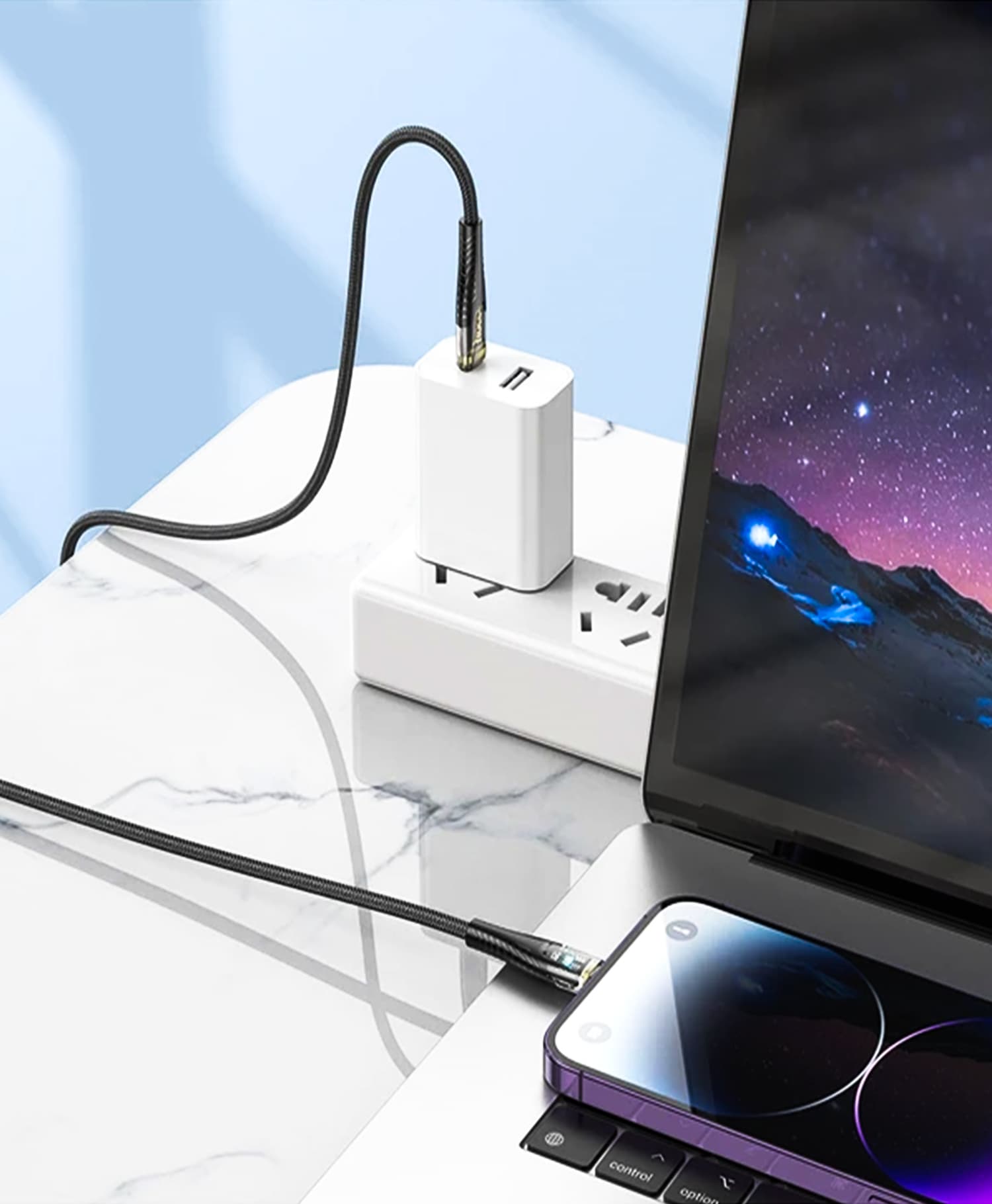 کابل تبدیل Type-Cبه Lightning هوکو U121 — تصویر ۸