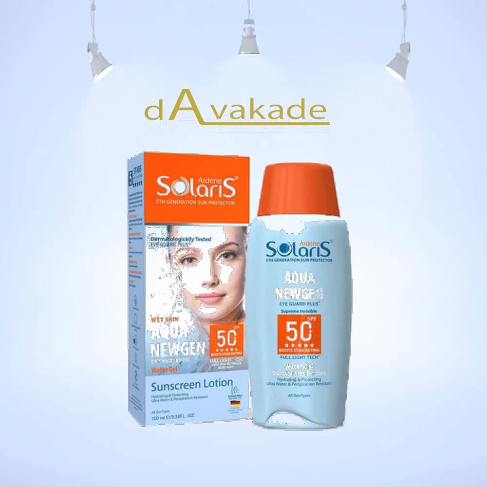 لوسیون ضد آفتاب فاقد چربی بی رنگ SPF50 آردن سولاریس ardene آردن SOLARIS