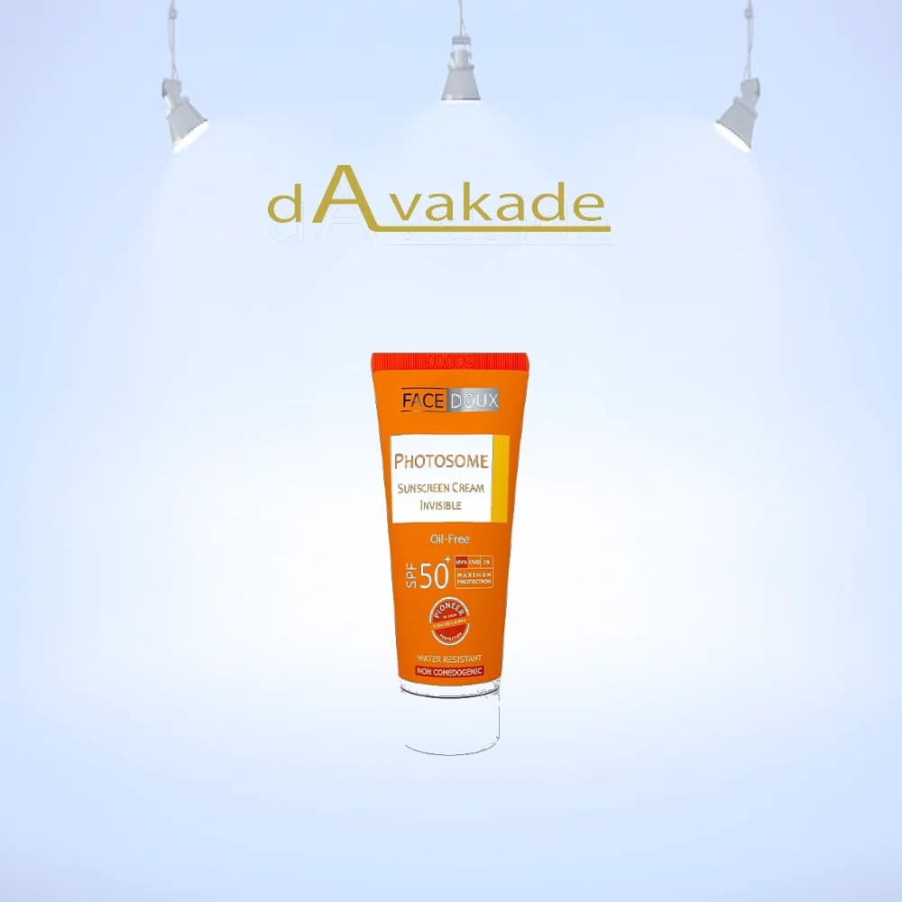 کرم ضد آفتاب SPF50+ فوتوزوم بژ روشن فیس دوکس Facedoux — تصویر ۴