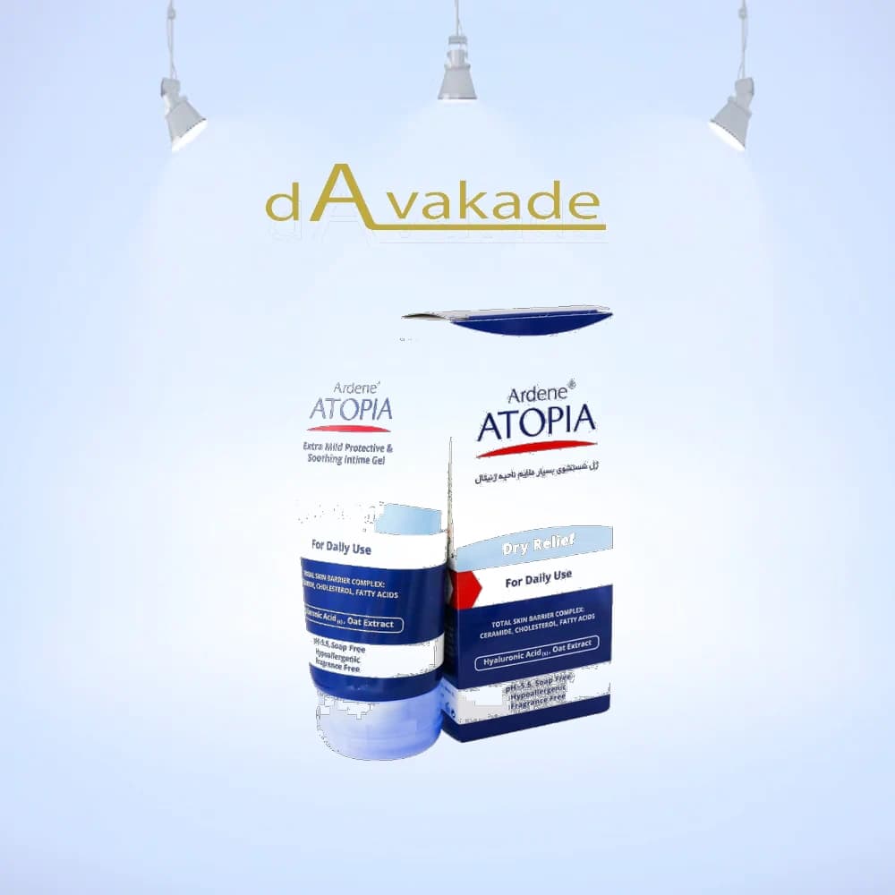 ژل بهداشتی بسیار ملایم بانوان آتوپیا آردن ardene آردن ATOPIA
