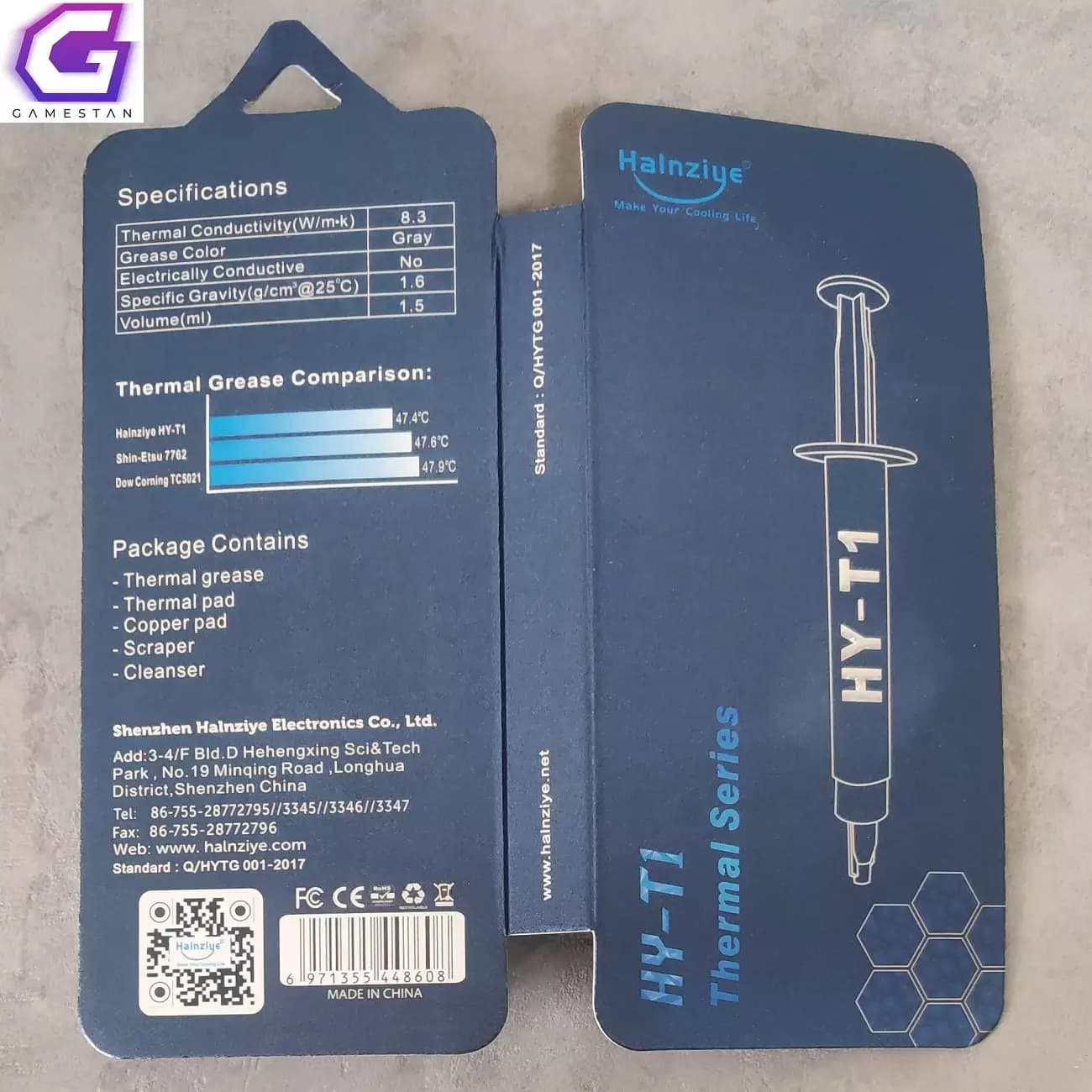خمیر حرارتی (سیلیکون) هالنزیه 2 گرمی Halnziye HY-T1 — تصویر ۹