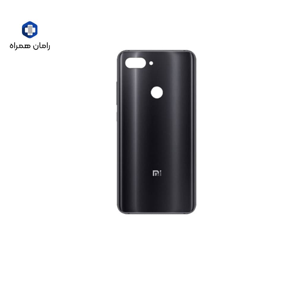 درب پشت اصلی شیائومی می 8/هشت لایت مشکی BACK COVER XIAOMI MI8LITE BLACK — تصویر ۲