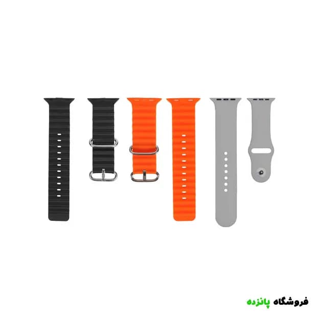 پک ساعت هوشمند KEQIWEAR مدل KW23 ULTRA 3 – مشکی — تصویر ۳