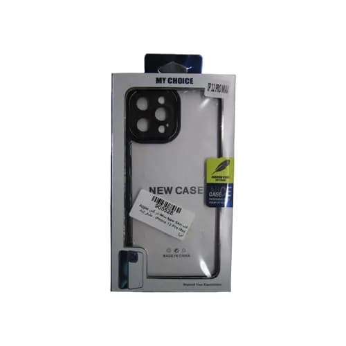 قاب New Skin محافظ لنز گلس iPhone 12 Pro Max مشکی — تصویر ۳